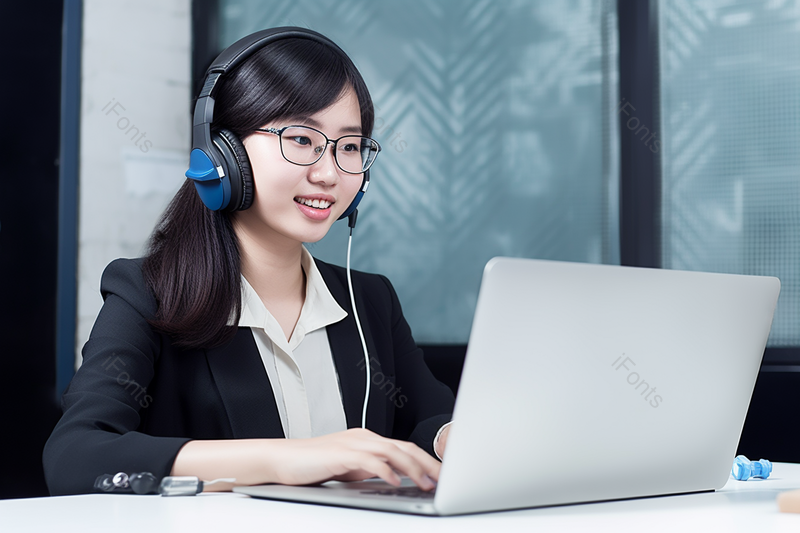 商务客服正在接电话,高清,摄影图,摄影图片,图片大全,摄影图免费下载